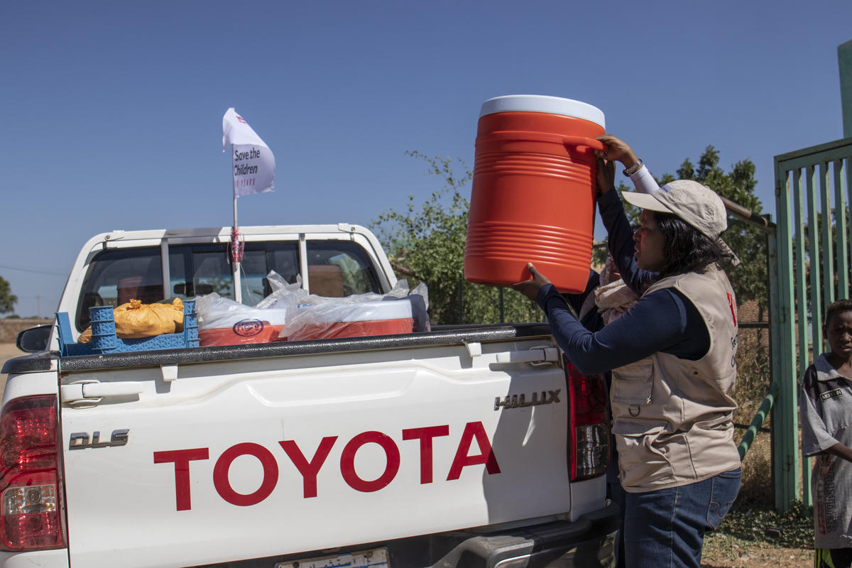 Cost example: $USD 27 could provide a 100L water tank with a filter to provide clean drinking water for patients in a cholera treatment unit or for people attending a cholera vaccination campaign.  

Information on the cholera response: On 8 September 2019, the Federal Ministry of Health (MoH) in Sudan confirmed the first cases of cholera in Blue Nile state. Fuelled by extensive flooding and poor living conditions, the disease then spread to Sennar, Al Gezira and Khartoum states. Cholera can cause profuse vomiting and diarrhoea. It can be deadly if not treated quickly, especially for children. 

Based on past cholera outbreaks in Sudan, there were fears more than 13,000 people could contract cholera if no action was taken.  

Save the Children’s Emergency Health Unit deployed to Sudan and rapidly set up Cholera Treatment Centres (CTCs) in Sennar and Sinjah – two of the most at-risk areas with a high number of cholera cases – and supported two hospitals in Khartoum with training, equipment and drugs to treat cholera patients. 

The Emergency Health Unit also provided technical and logistical support to the Ministry of Health and World Health Organisation’s (WHO) Oral Cholera Vaccination campaign in Sennar state. We transported the vaccine to remote villages via an extensive cold chain system (as the vaccine must be kept between two and eight degrees Celsius to be effective), assisted with training the vaccination teams, monitored the vaccination teams to ensure the vaccines were given correctly, mobilised the community to get vaccinated and provided cholera household kits (with items such as water purifiers, water testing kits, jerry cans and cups) to the most vulnerable families. 

The Emergency Health Unit supported the vaccination teams in Sennar state to vaccinate more than 165,000 people in just five days.  

As of 4 December 2019, there has not been a cholera case for at least two weeks and the World Health Organisation has declared the outbreak over. T
