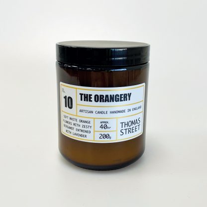 The Orangery Glass Candle (With lid)
