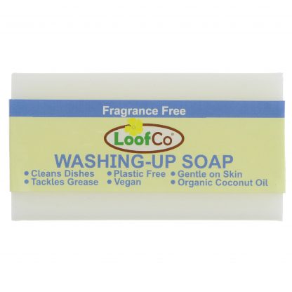 Fragrance free vegan washing up bar