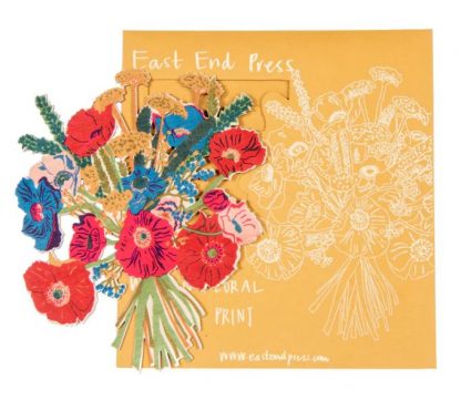 Wooden Bouquet Print