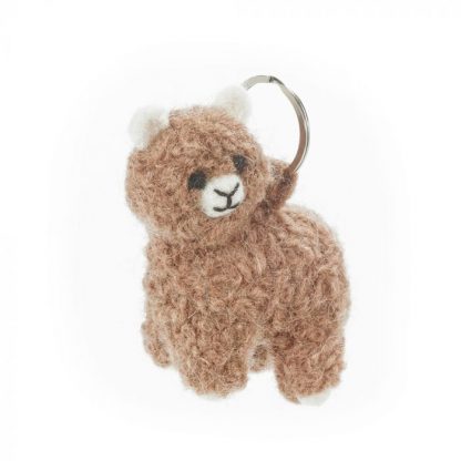 handmade_felt_alpaca_keyring_a