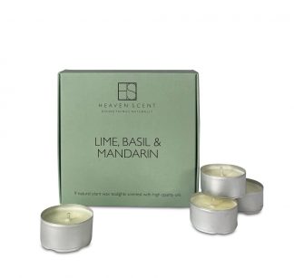 Lime, Basil & Mandarin Tealights