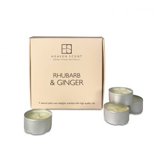 Rhubarb and Ginger Tealights