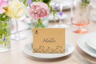 Kraft Wedding Place Card