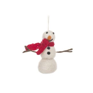 Felt Snowman Christmas Tree Decoration